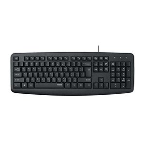 Rapoo NK2600 Spill Resistance Wired Usb Keyboard (Black)